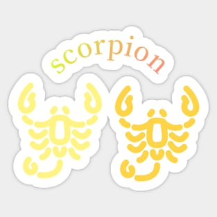 scorpion Sticker